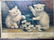 Three original Currier & Ives small folio hand colored - 4