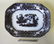 Grouping of 2 black/white Staffordshire transferware - 11