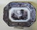 Grouping of 2 black/white Staffordshire transferware - 18
