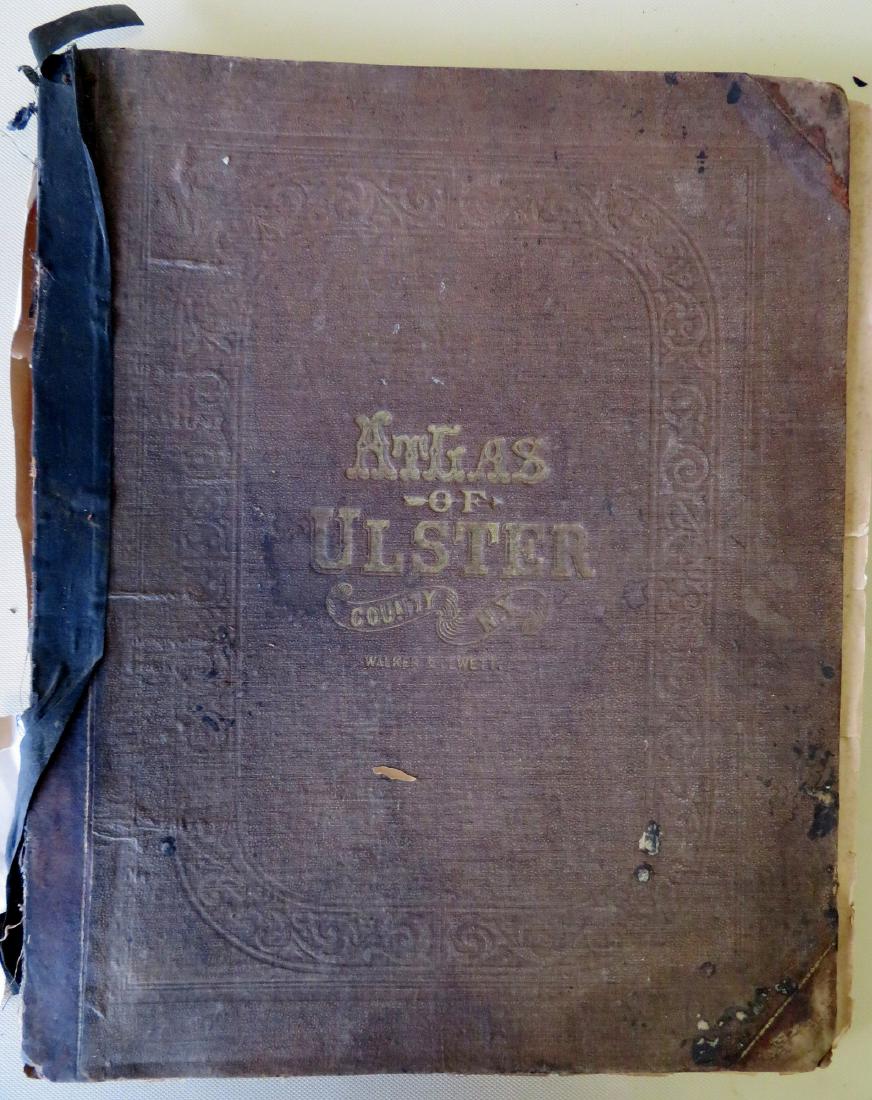 Ulster County NY Beers Atlas published by Walker &: Ulster County NY Beers Atlas published by Walker & Jewett NY 1875 - 140 pages. Condition: Missing pages (note - some pages may not be missing and just the unique way of numbering as blank pages are no