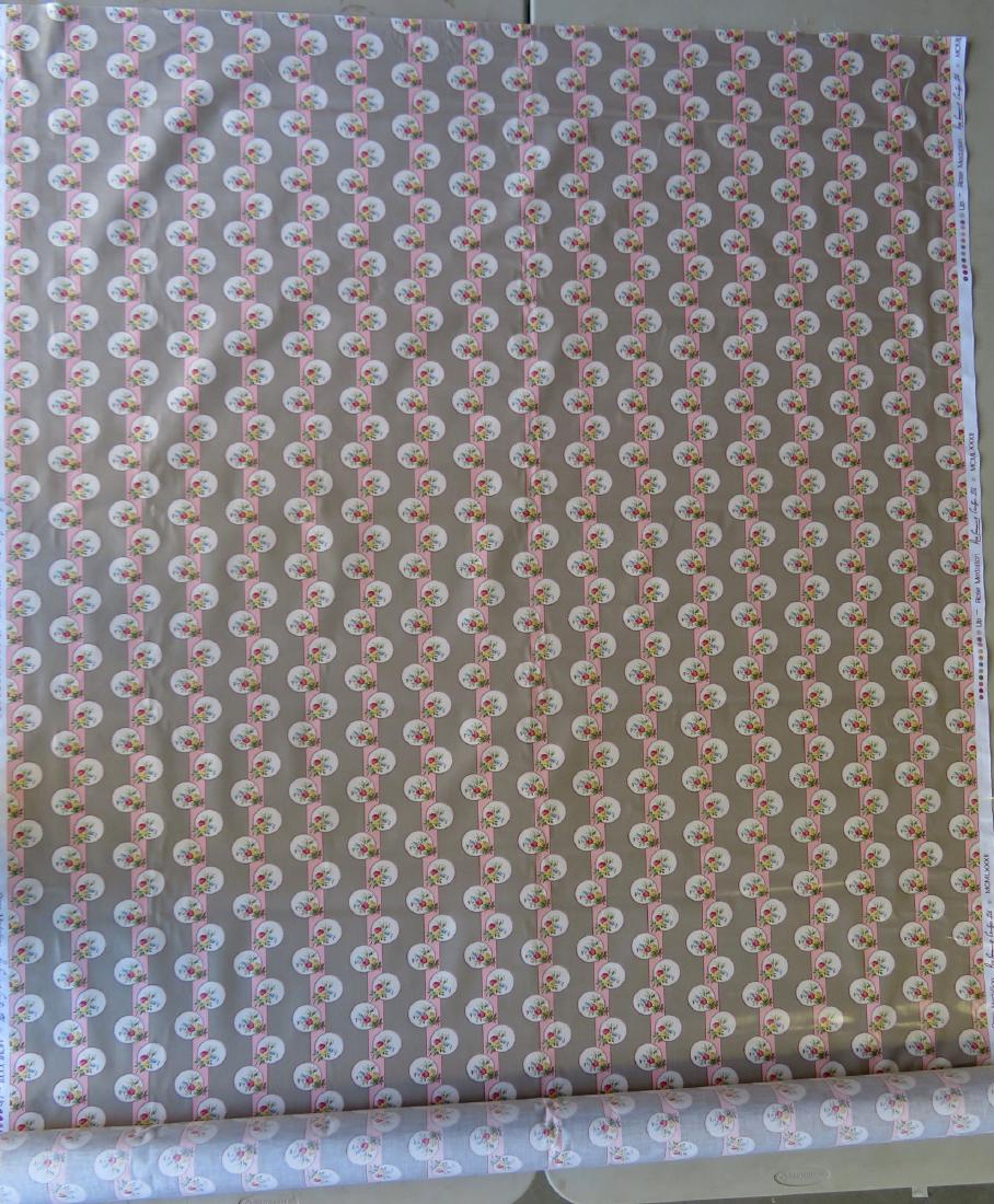 Bolt of Rose Cumming chintz fabric, signed "Rose: Bolt of Rose Cumming chintz fabric, signed "Rose Medallion / Rose Cumming Chintzes, Ltd. MCMLXXXII". Excellent unused condition. 24 yards by 55 1/2"W.