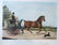 Lithograph of a Horse and carriage, large folio, hand - 2