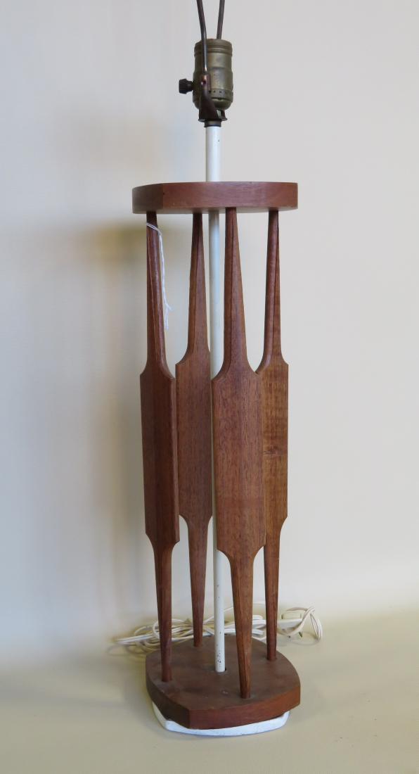 Mid-century table lamp designed by Tony Paul for: Mid-century table lamp designed by Tony Paul for Westwood Lighting, The shade with some imperfections, but the lamp in very good condition. 32"H to top of shade.