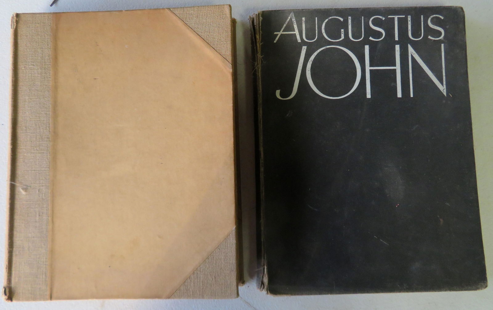 Two art books: 1) The Pencil Drawings of William Blake,: Two art books: 1) The Pencil Drawings of William Blake, published in 1927, and printed in limited edition 431/1550, London by the Chiswick Press - very good condition; 2) "Augustus John" by John Rothe
