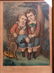Two children Currier & Ives lithographs entitled - 2
