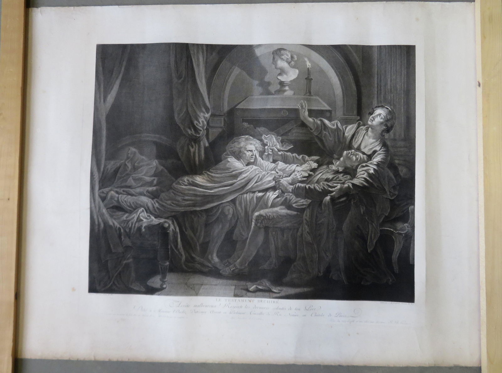 Four 18th century unframed engravings with plate marks (1 of 18)