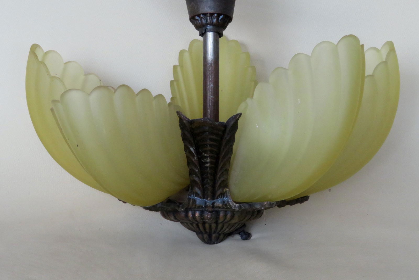 Art Deco ceiling fixture. (1 of 9)