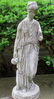 A cast stone garden sculpture/fountain, that depicts a - 4