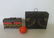 Two good toleware boxes in original paint, early to mid