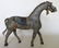 A folk art carved and painted horse with horse hair - 5