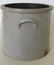 A stoneware crock decorated with a cobalt blue bird on - 2