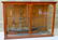 A glass encased 3 mast sailing ghost ship model marked