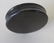 An circular paper mache snuff box with hand painting of - 3
