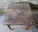 A primitive Hepplewhite tap table with tapered legs, - 2