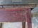 A primitive Hepplewhite tap table with tapered legs, - 3
