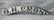 Vintage curved wooden store sign marked "O. H. CRONK" - - 2