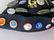 A wonderful 1930-40's child's felt beanie cap with many - 8