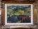 O/B Country landscape with rolling hills, farmhouses