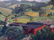 O/B Country landscape with rolling hills, farmhouses - 2