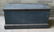 Early blanket box in blue/gray paint that appears to be