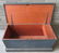 Early blanket box in blue/gray paint that appears to be - 4