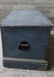 Early blanket box in blue/gray paint that appears to be - 6
