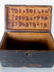 Two country boxes including a leopard wood dresser box - 6