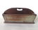 Primitive pine cutlery box with open work handle, 1