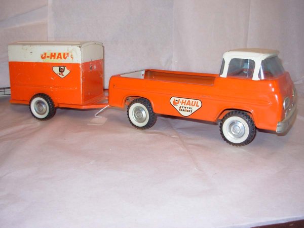Nylint U-Haul Ford pickup and trailer very good con: Nylint U-Haul Ford pickup and trailer very good cond