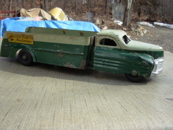 Buddy-l Maintenance. Truck 16" lg 1940's very good : Buddy-l Maintenance. Truck 16" lg 1940's very good cond