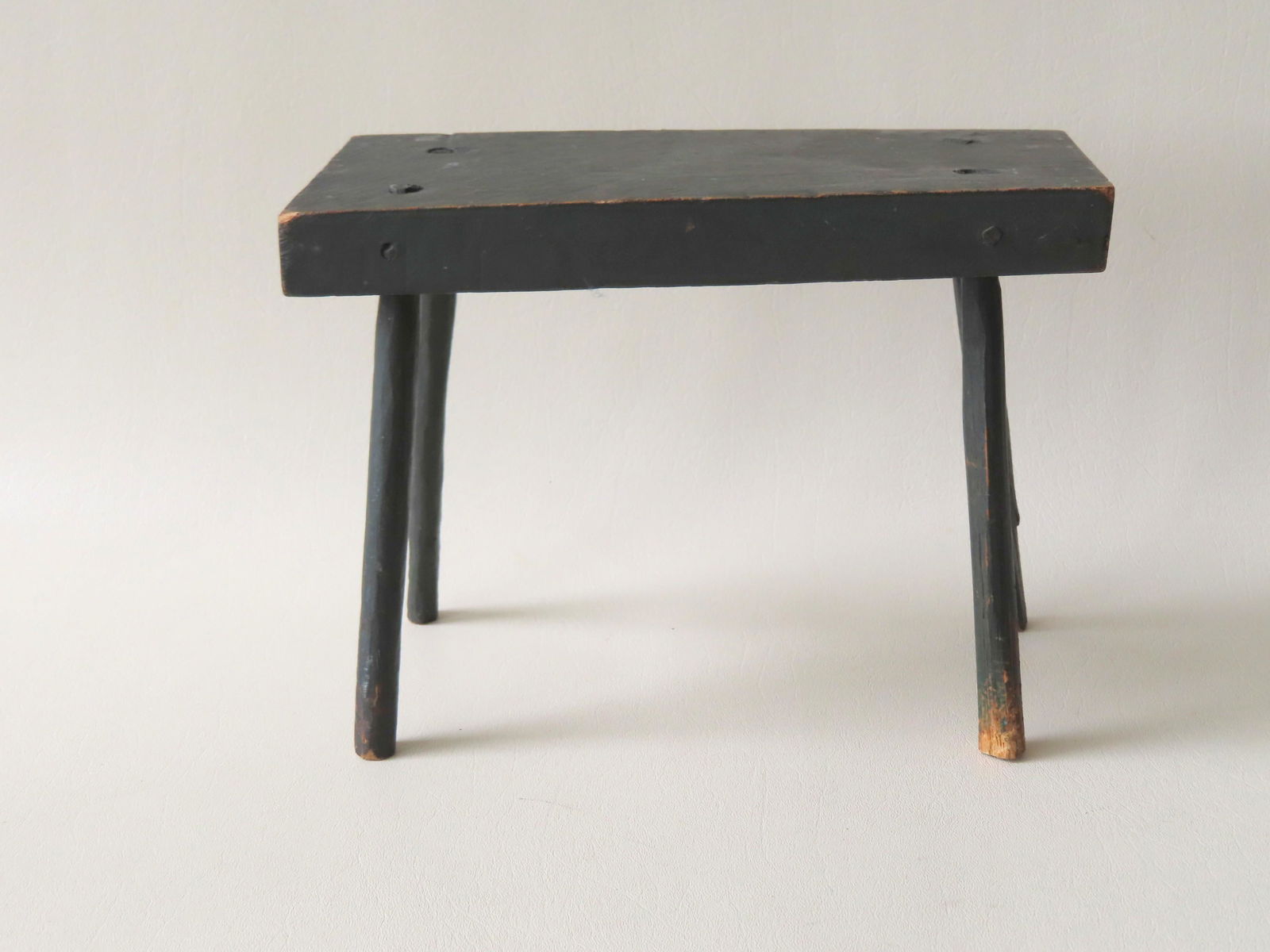 A very fine miniature cricket stool in original dark (1 of 7)