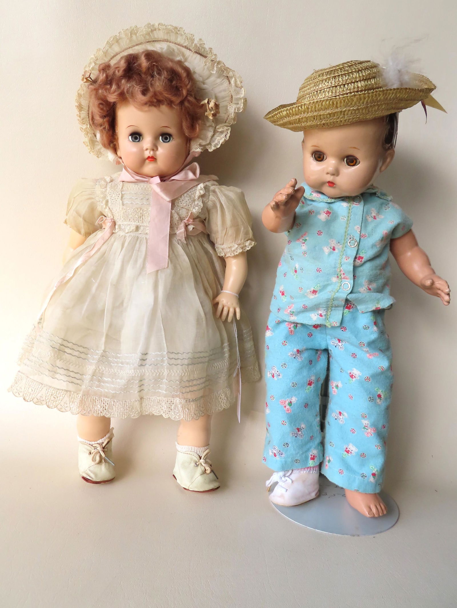 Two American dolls including: The first, a boy (1 of 9)