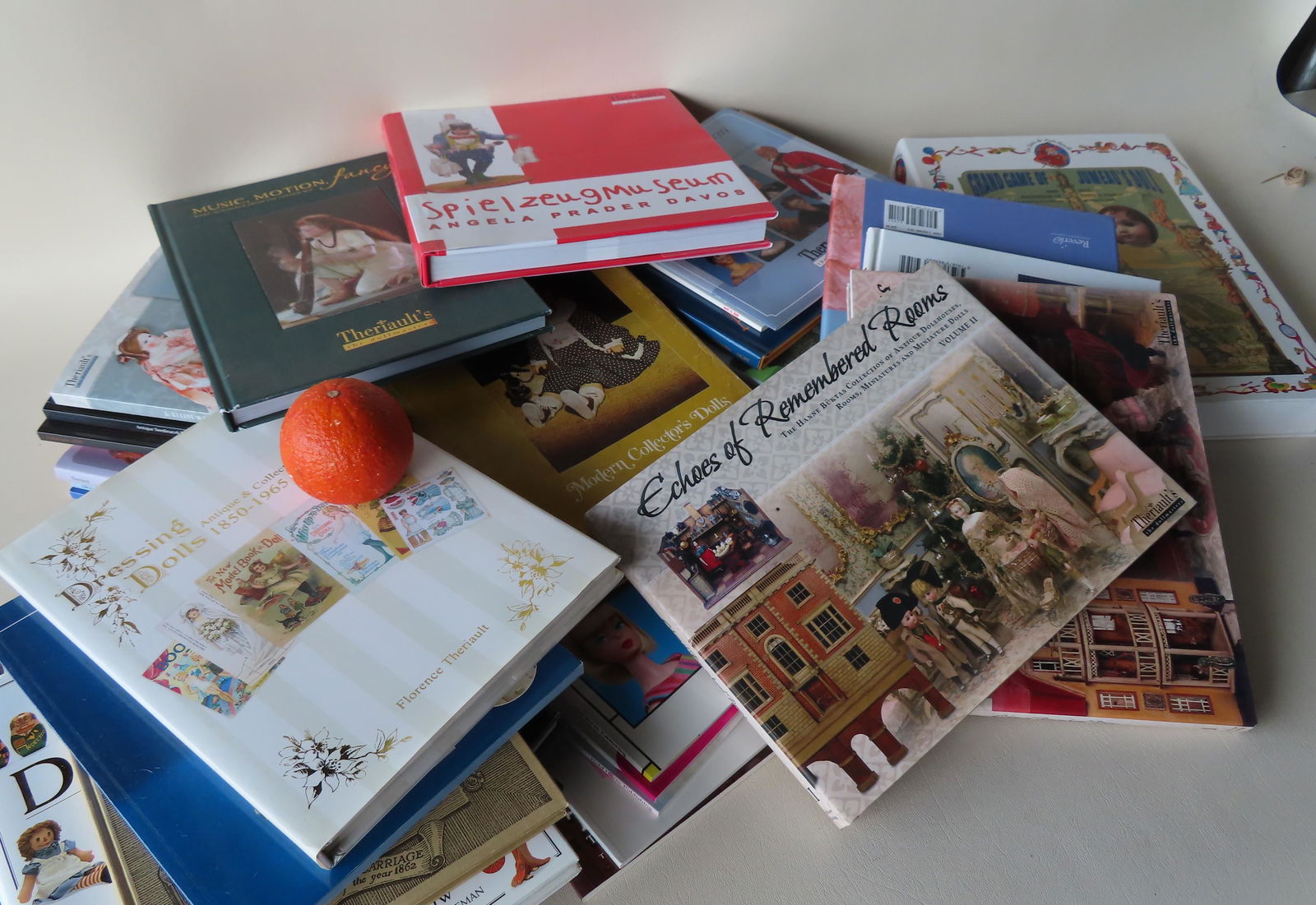 A large grouping of doll related reference books. Most (1 of 7)