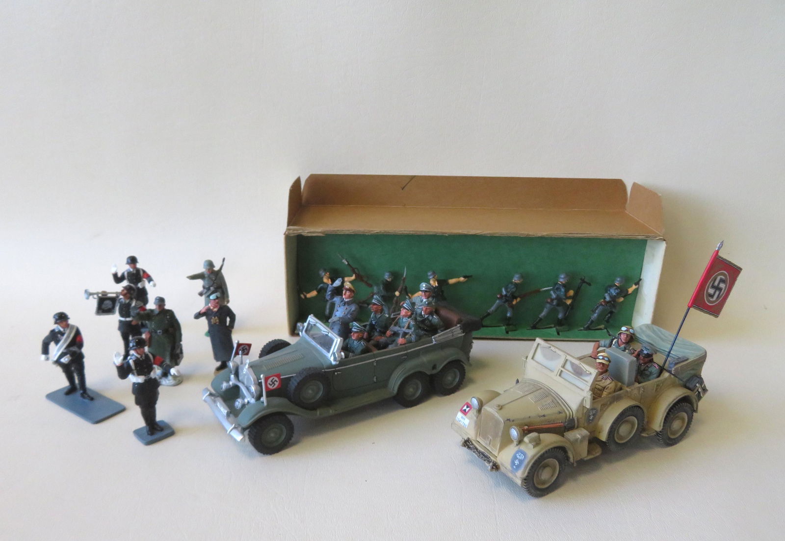A grouping of German WWII soldiers and vehicles (1 of 16)