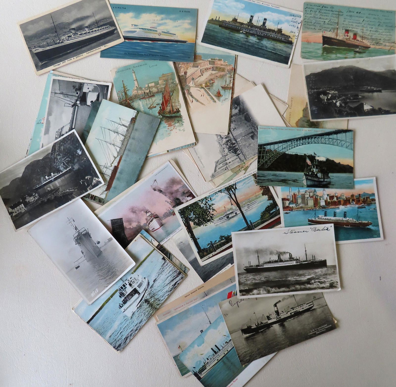 Grouping of 44 Steamship and other nautical related (1 of 6)