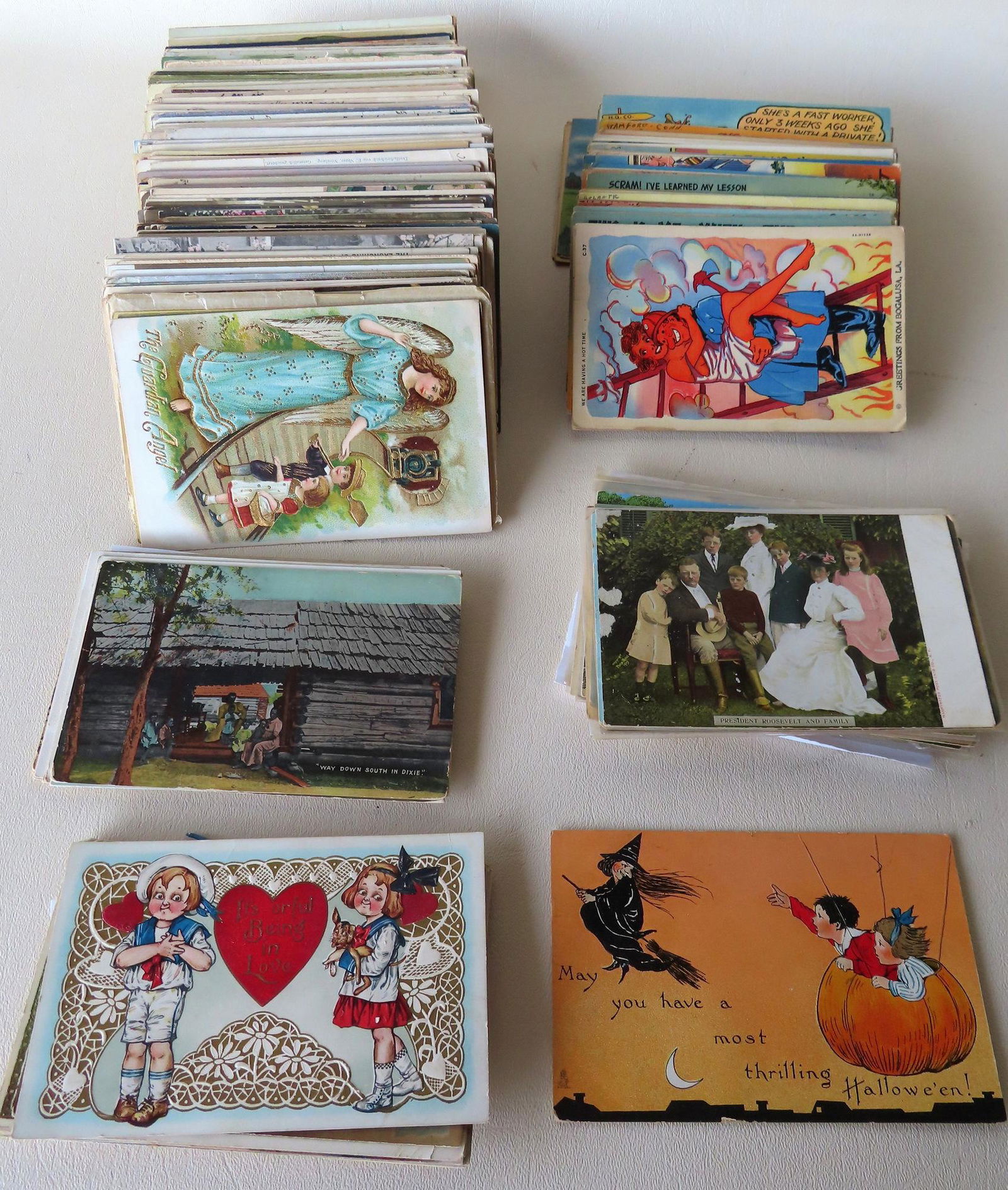 Grouping of approximately 430 postcards, most early to (1 of 16)