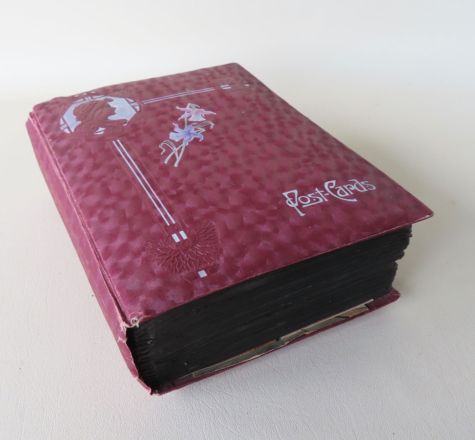 Post card album with 300 holiday cards. Most in good (1 of 11)