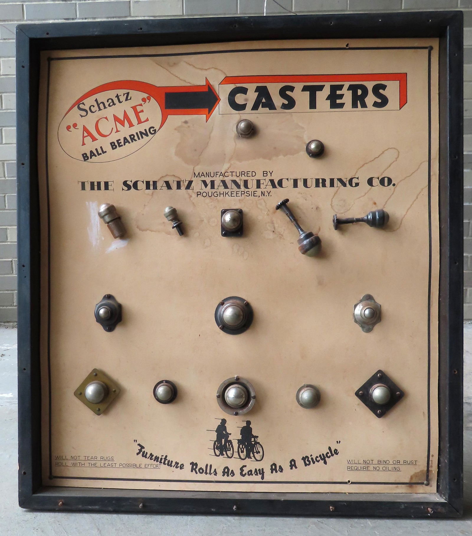 Shatz "ACME" Ball Bearing adverting display - Schatz (1 of 6)