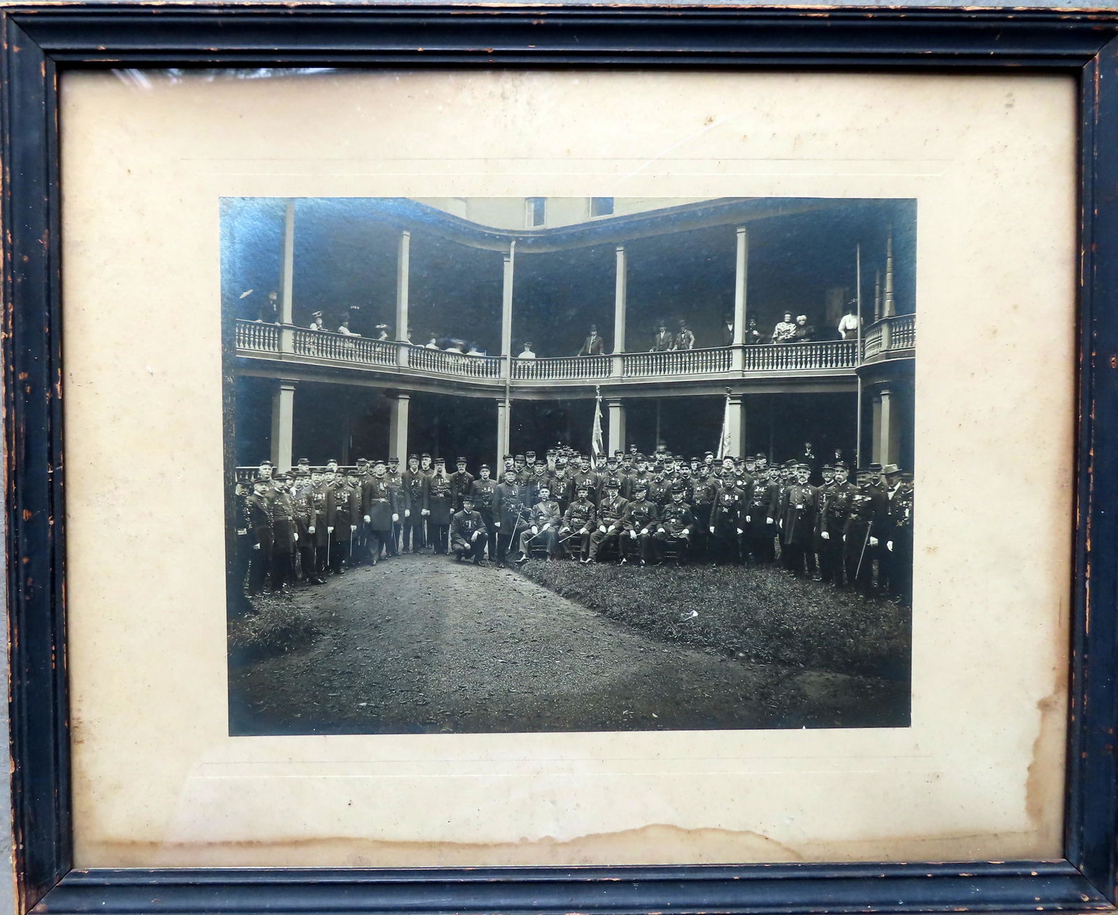 Civil War reunion (GAR) photo with uniformed veterans (1 of 3)