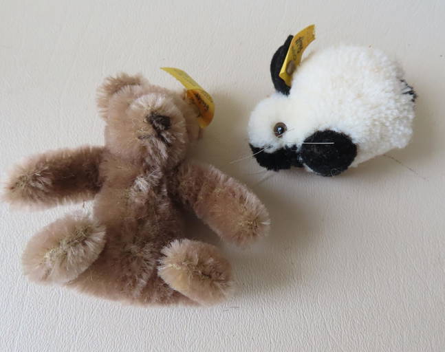 Two miniature Steiff animals including a rabbit and a - Sep 05, 2021 ...