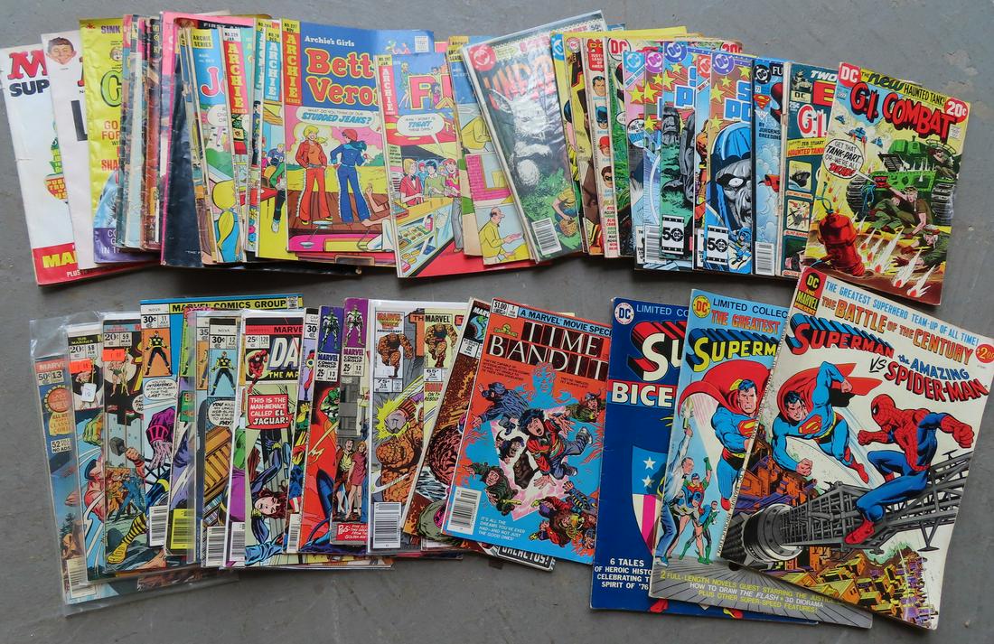 Grouping of 62 comic books, circa 1970-80's (1 of 8)