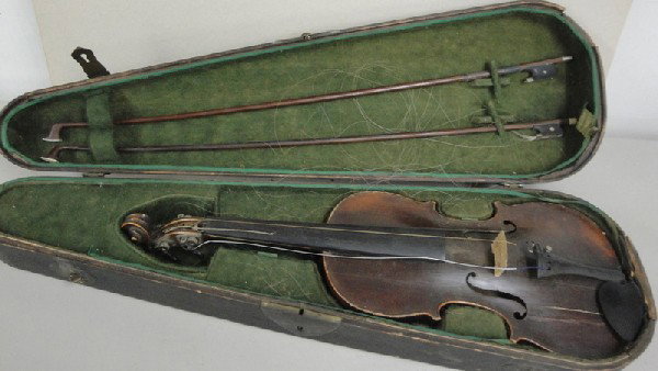 Two old violins. Not signed.: Two old violins. Not signed.