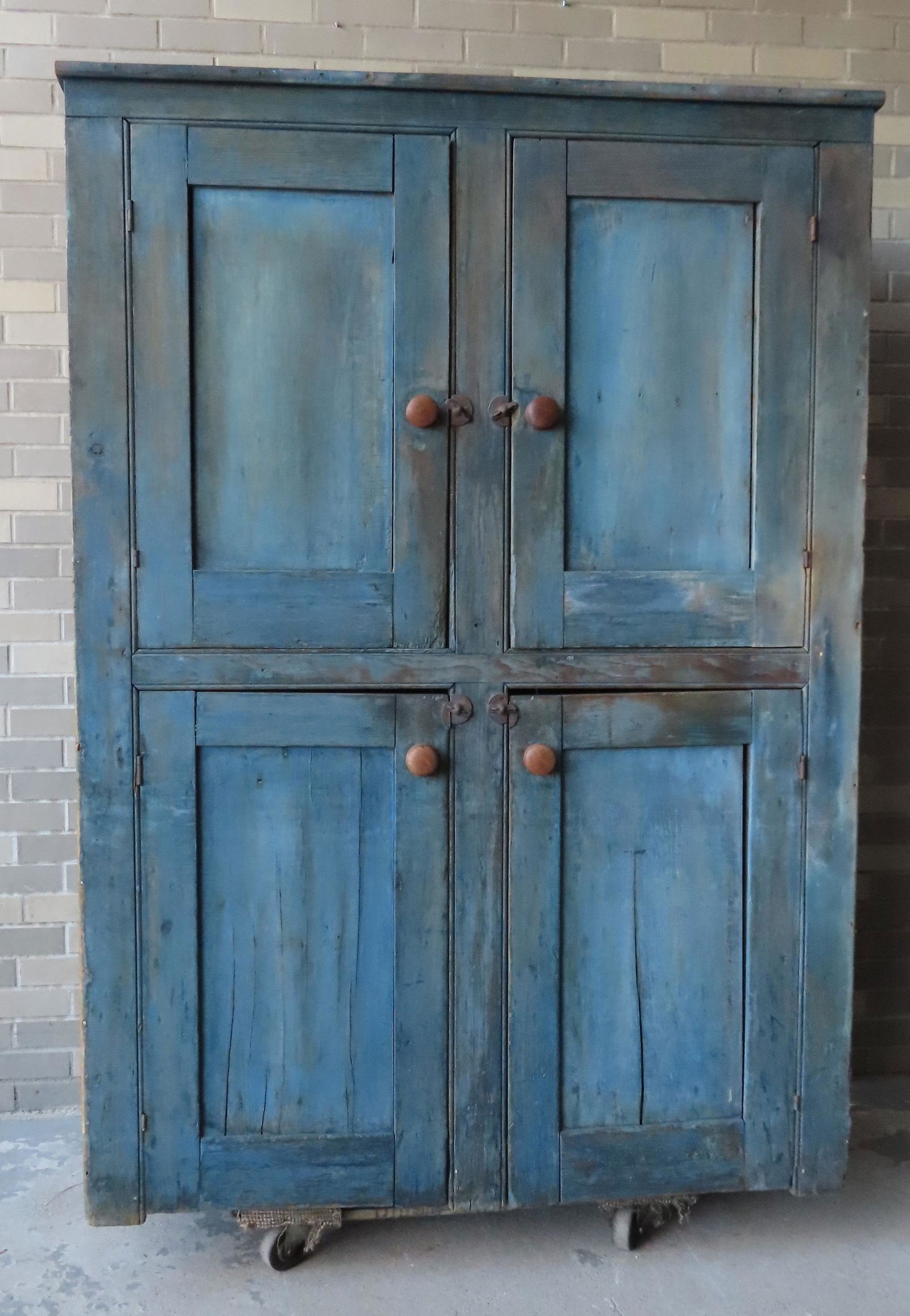 A primitive country cupboard scrubbed down to original (1 of 8)