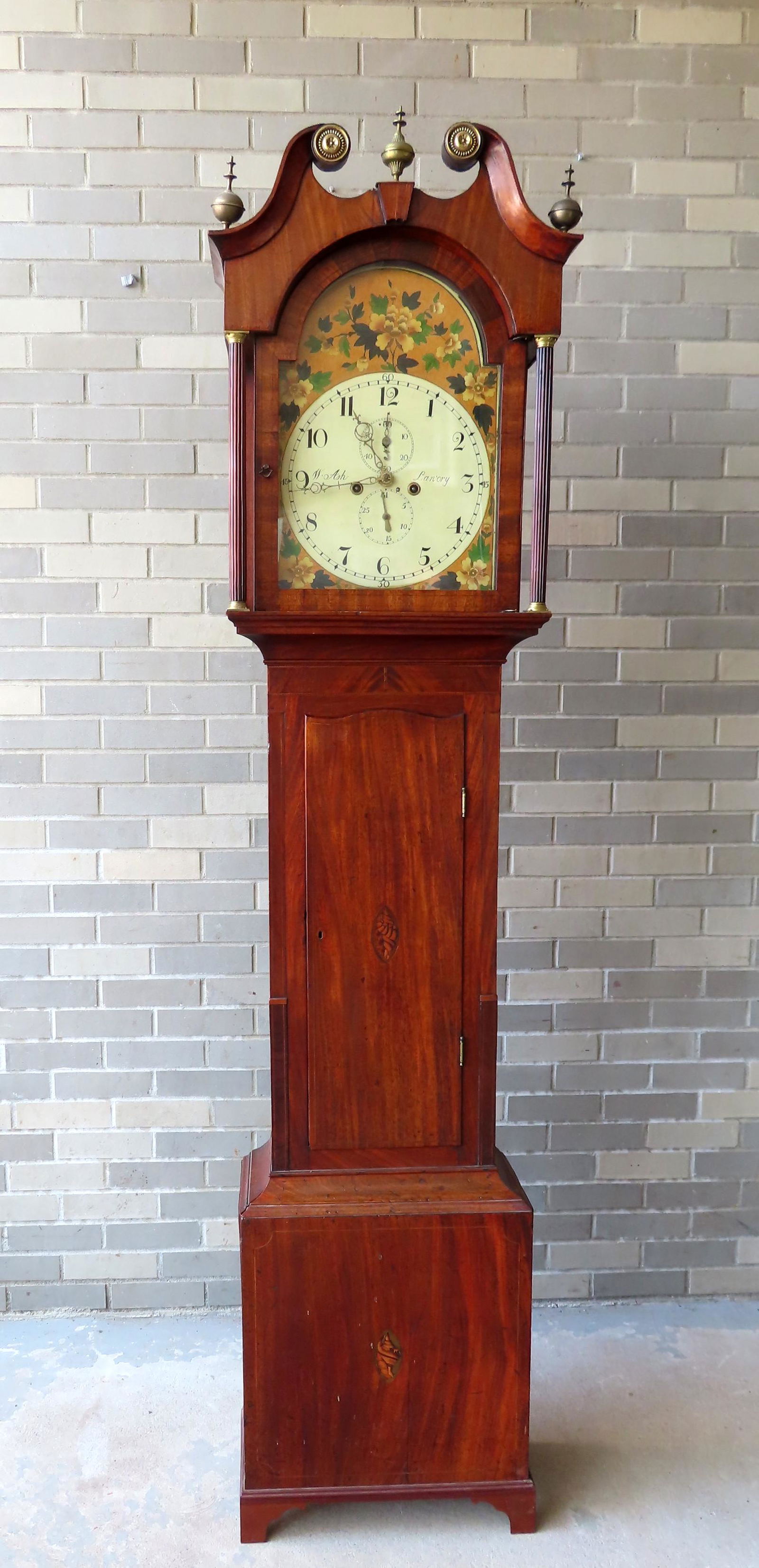 Mahogany tall-case clock, late 18th to early 19th (1 of 20)