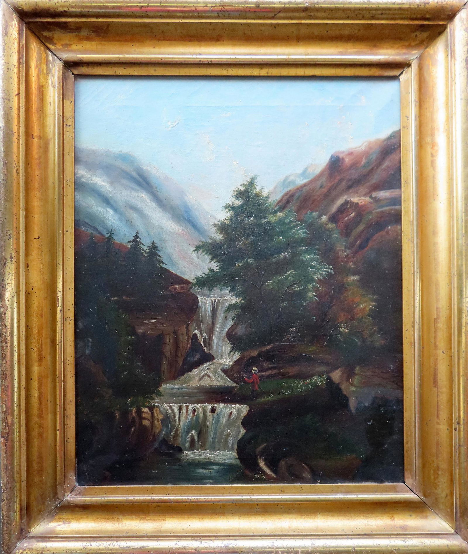 O/C Primitive landscape depicting waterfalls in forest (1 of 4)