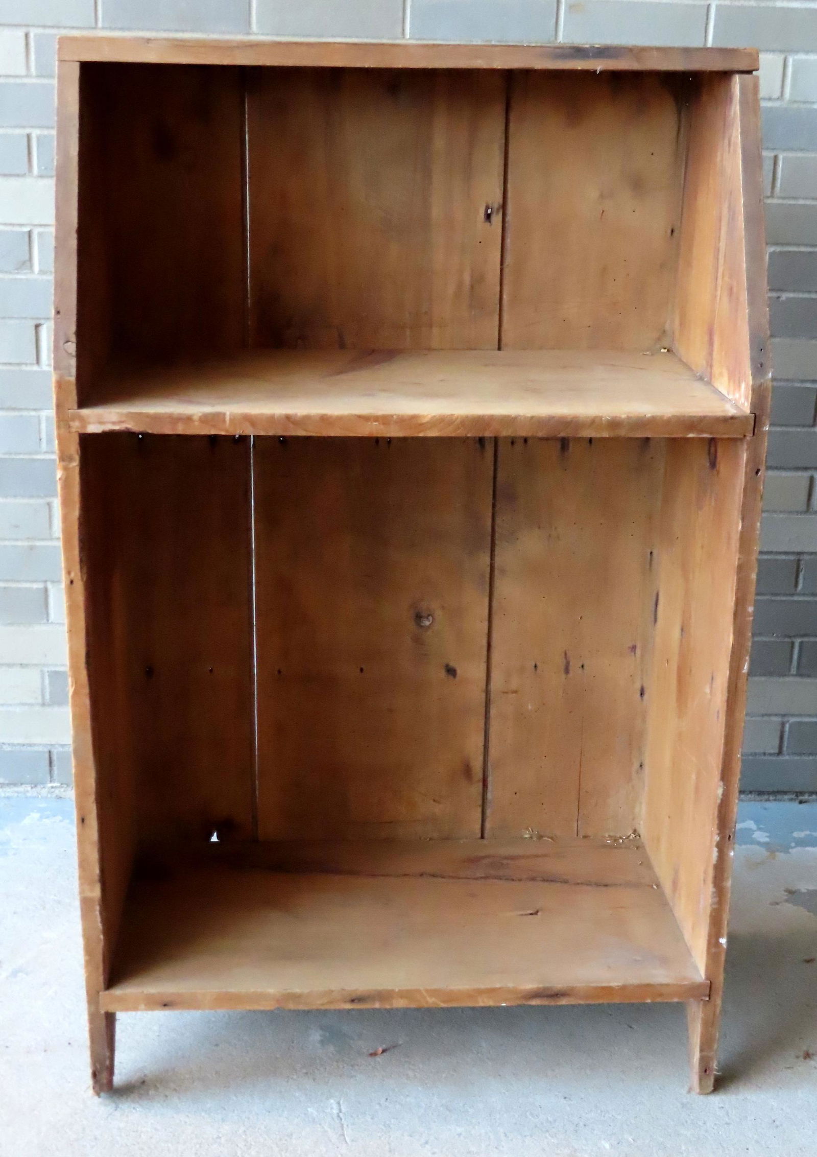 A very primitive open front cupboard or bucket bench. (1 of 7)
