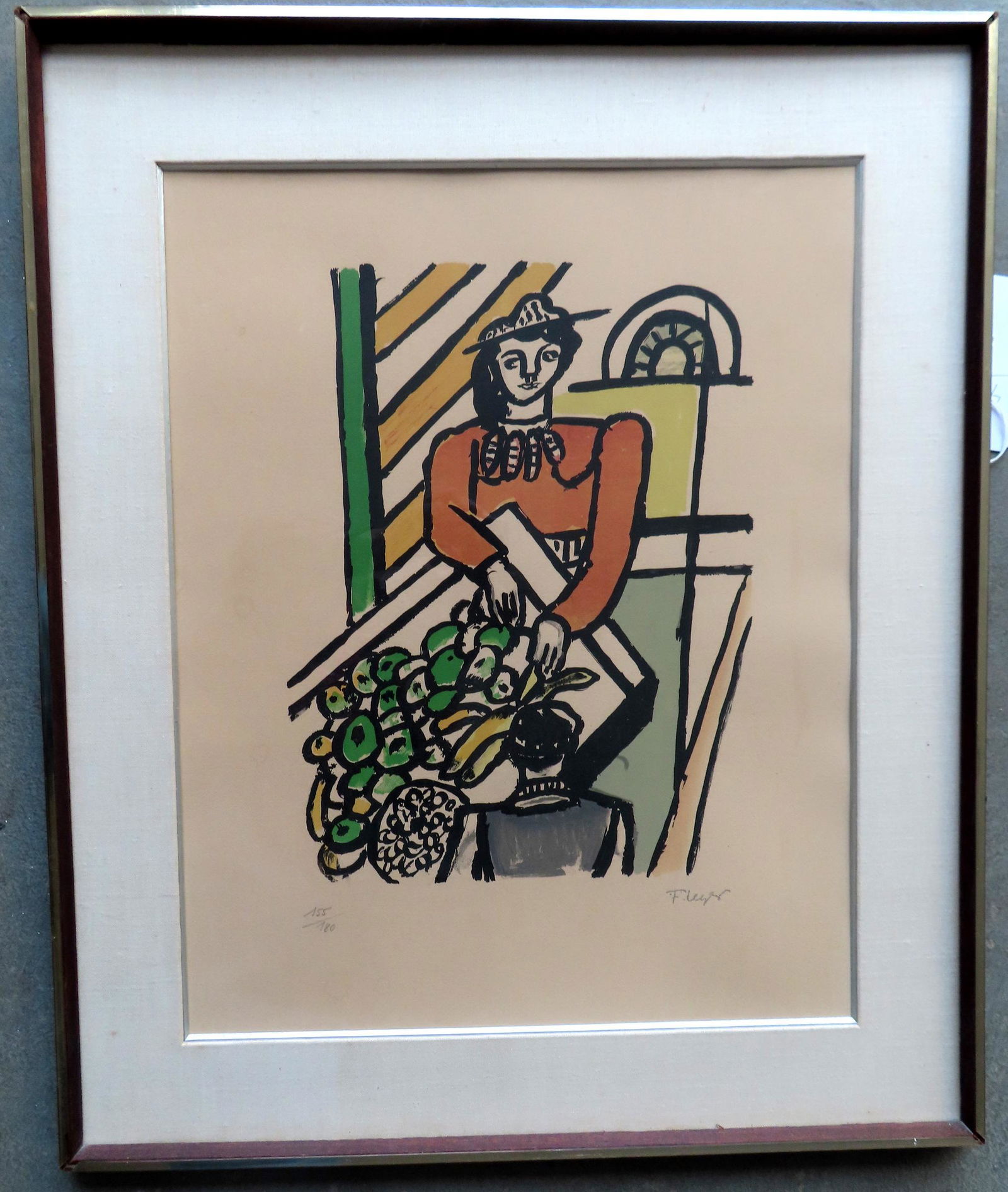 Fernand Leger, French 1881-1955. Lithograph of lady (1 of 6)