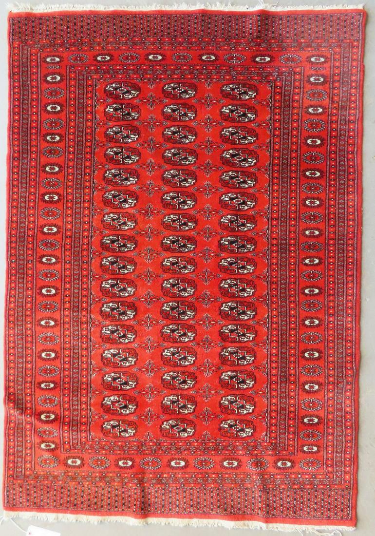 A semi-modern Bokhara oriental scatter rug, very good (1 of 3)