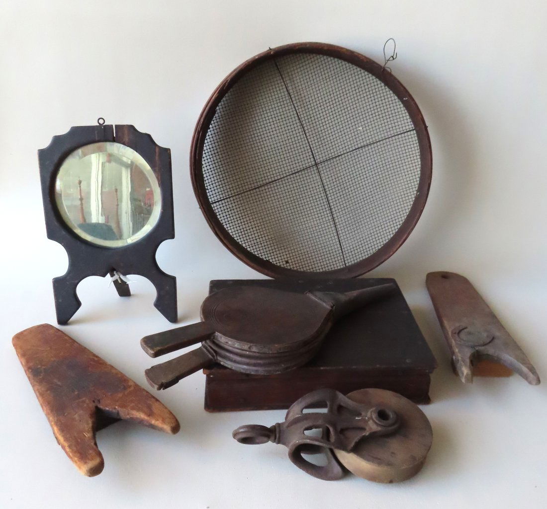 Grouping of country collectibles, most 19thc. (1 of 8)