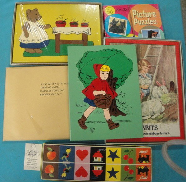 Lot of children's books and old puzzles: Lot of children's books and old puzzles